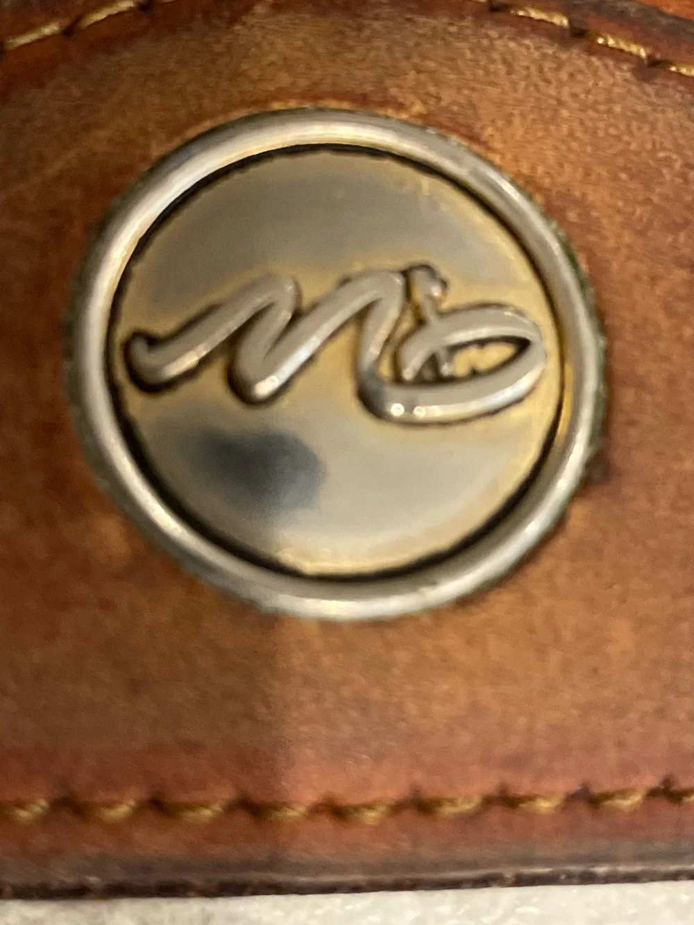 Leather Brown Leather Money Clip Wallet